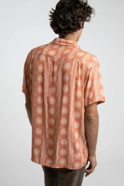 Rhythm Mens Sun Stripe S/S Shirt