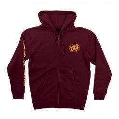 Santa Cruz Club Oval Dot Zip-Up Hoodie