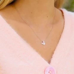 Pura Vida Womens Minnie Mouse Pendant Necklace