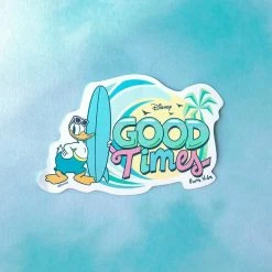 Pura Vida Donald Duck Good Times Sticker