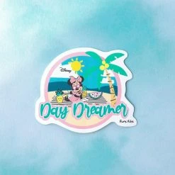 Pura Vida Womens Minnie Mouse On The Beach Sticker