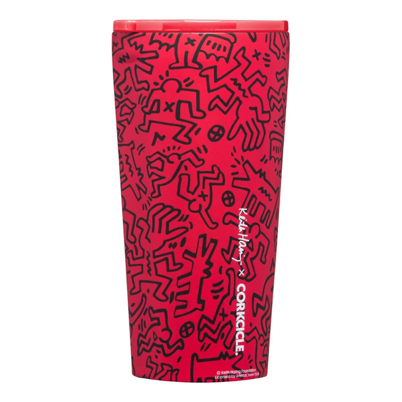 Corkcicle Drinkware 16oz Keith Haring Street Art Tumbler 3 Corkcicle Drinkware 16oz Keith Haring Street Art Tumbler