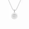 Get Back Supply Co. St. Christopher Surf Necklace- Silver/White Mens