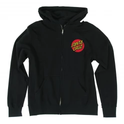 Santa Cruz Boy's Classic Dot Zip Up Hoodie Kids