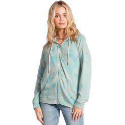 Volcom Womens Lil Zip Fleece Zip-Up Hoodie (PS)