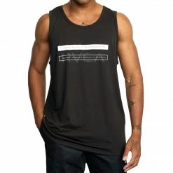 RVCA Mens Two Bar Tank Top