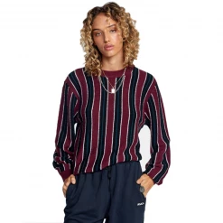 RVCA Womens Never Better Knit P/O Sweater