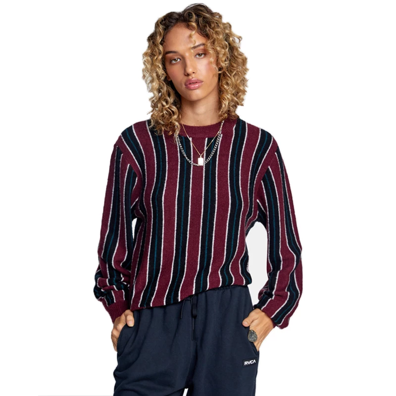 RVCA Womens Never Better Knit P/O Sweater 3 RVCA Womens Never Better Knit P/O Sweater