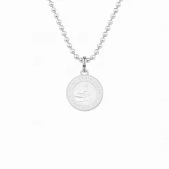 Get Back Supply Co. St. Christopher Surf Necklace- White/White Mens