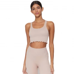 Spiritual Gangster Womens Amor Seamless Crop Tank