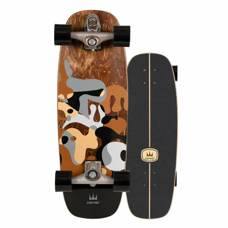 Carver C7 Raw 27.5" Gray Ray Surfskate Complete 2020 3 Carver C7 Raw 27.5" Gray Ray Surfskate Complete 2020