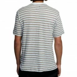 RVCA Mens Toluca Micro Stripe S/S Tee