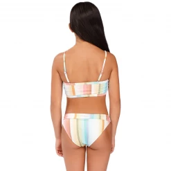 Billabong Kids Girl's Chasing Summer Banded Tank Bikini Set (PS)