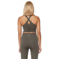 Spiritual Gangster Athena Seamless Crop Tank Womens