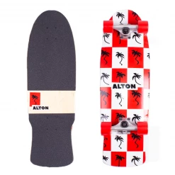 Alton Hatchet 30" Red/White Cruiser Skateboard