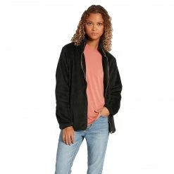 Volcom Womens Pheelin Phuzzy Zip Jacket