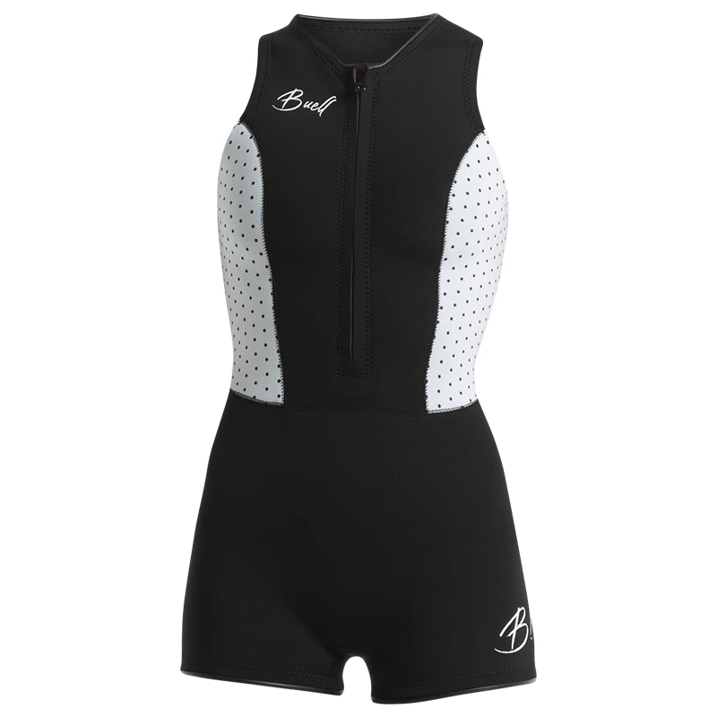 Women's Buell Jane Bond 002 2mm Shorty Springsuit 3 Women's Buell Jane Bond 002 2mm Shorty Springsuit
