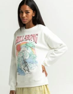 Billabong Ride In Oversized Crewneck Sweatshirt Womens