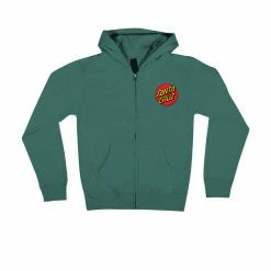 Santa Cruz Boy's Classic Dot Zip Up Hoodie Kids