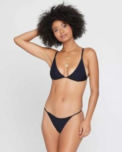 L*Space Womens Ribbed Millie Bikini Top