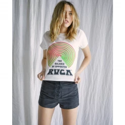 RVCA X Camille Rowe Psych S/S Tee Womens