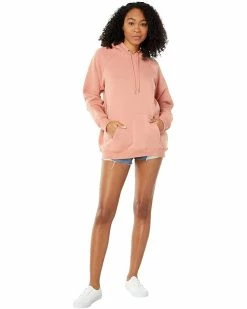 Volcom Truly Stoked Boyfriend Pullover Hoodie Womens