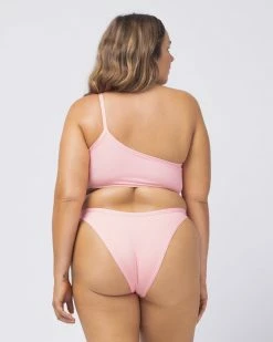 L*Space Womens Ribbed Axel Bikini Top