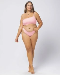 L*Space Womens Ribbed Axel Bikini Top