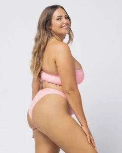 L*Space Womens Ribbed Axel Bikini Top