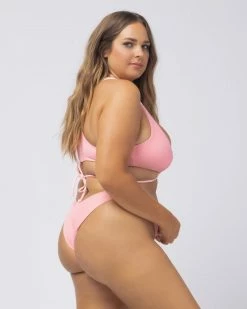 L*Space Ribbed Cabana Bikini Bottom Womens