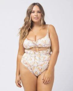 L*Space Womens Printed Rumi One Piece Swimsuit