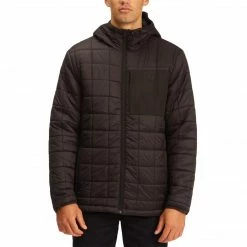 Billabong Mens A/Div Journey Hooded Zip-Up Puffer Jacket