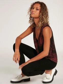 Volcom Easy Babe Tie Dye Tank Top (PS) Womens