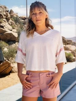 Volcom Lived In Lounge Cropped S/S Tee (PS) Womens 12 Volcom Lived In Lounge Cropped S/S Tee (PS) Womens