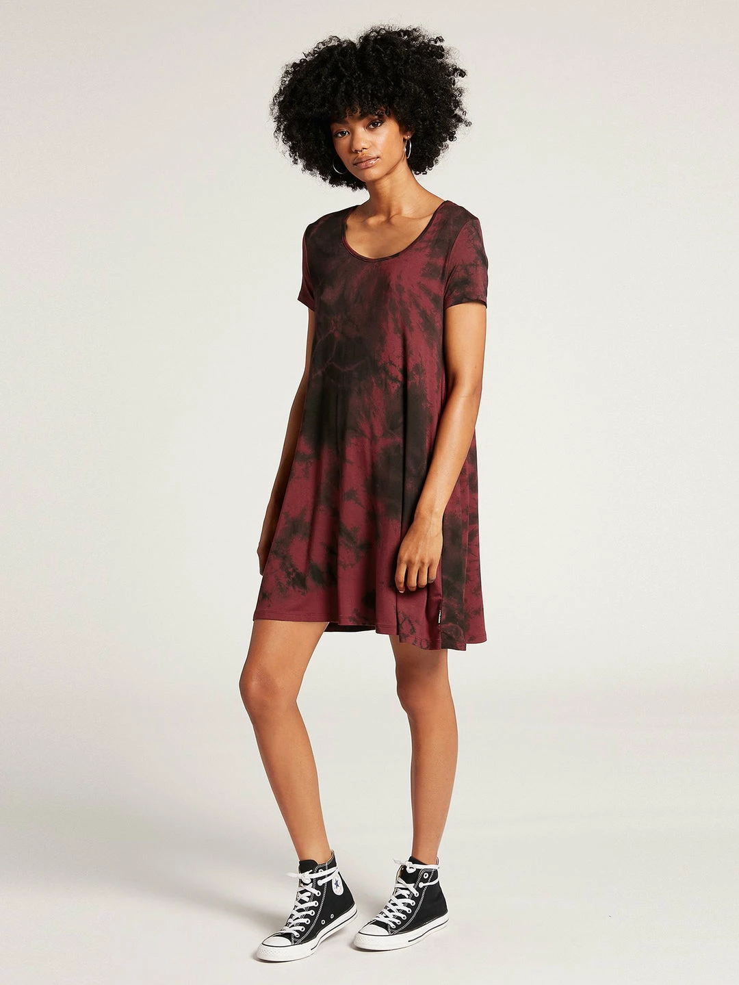 Volcom Be Easy Babe Tie Dye Dress (PS) Womens 6 Volcom Be Easy Babe Tie Dye Dress (PS) Womens