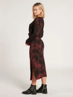 Volcom Womens Be Easy Babe Midi Skirt (PS)