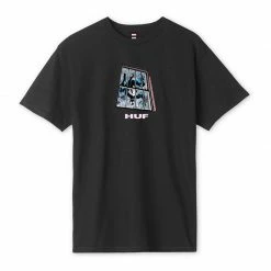 HUF Mens Men's Black Suit Spider-Man S/S T-Shirt