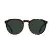 Raen Mens Remmy Polarized Sunglasses - Brindle Tortoise / Green