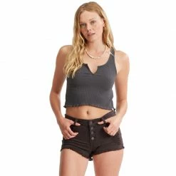Billabong Buttoned Up Denim Shorts