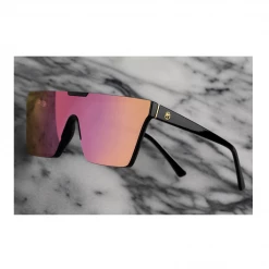 Heat Wave Women's Clarity Sunglasses - Rose Gold
