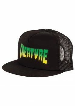 Creature Skateboards Mens Logo Mesh High Profile Trucker Hat
