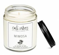 Cali Vibes Mimosa - Natural Soy Wax Candle 9oz Home