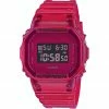 G-Shock Digital Color Skeleton Series Red Resin Watch DW5600SB-4 Mens