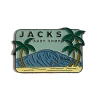 Jack's Surfboards Home Double Overhead Enamel Magnet
