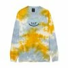 HUF Mens Ellipse Logo Long Sleeve Tee 2 HUF Mens Ellipse Logo Long Sleeve Tee