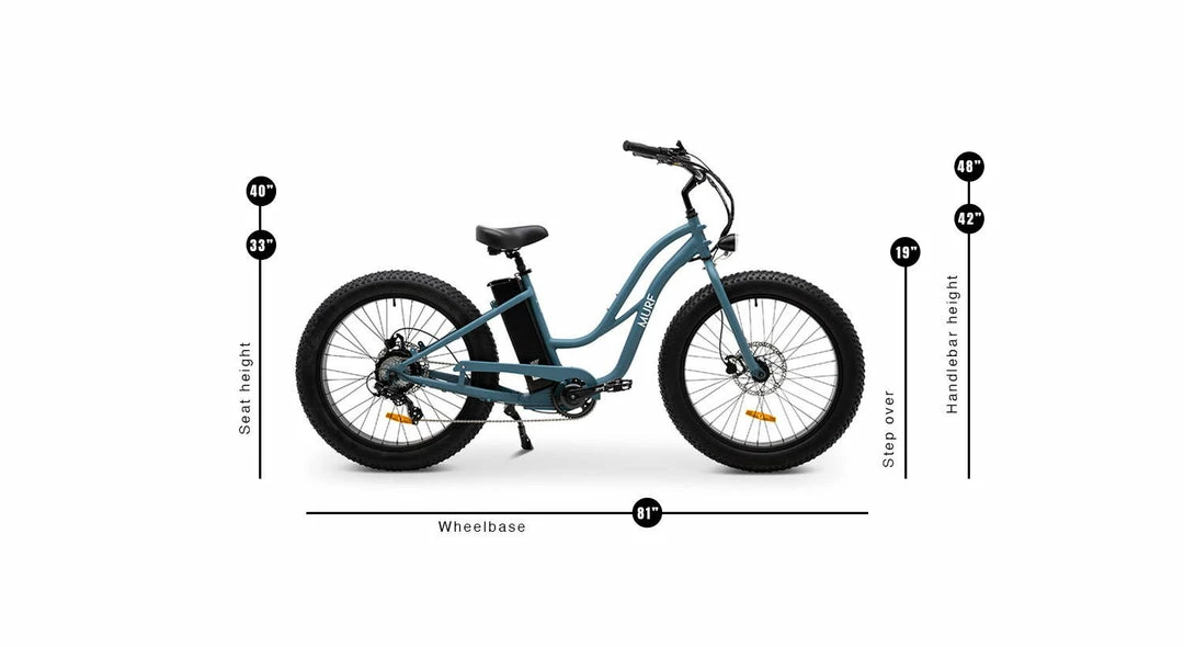 Electric Bicycles Murf Fat Pax Step-Thru Electric Bicycle 5 Electric Bicycles Murf Fat Pax Step-Thru Electric Bicycle