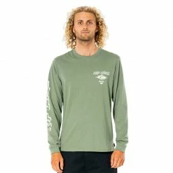 Rip Curl Fade Out Icon L/S Tee Mens