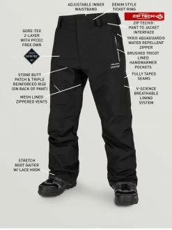 Volcom Mens L Gore-Tex Snow Pant