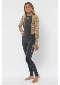Womens Women's Sisstrevolution Summer Seas 3/2mm Back Zip Fullsuit