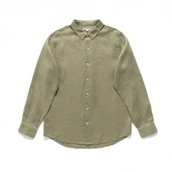 Banks Journal Hastings L/S Linen Woven Shirt Mens